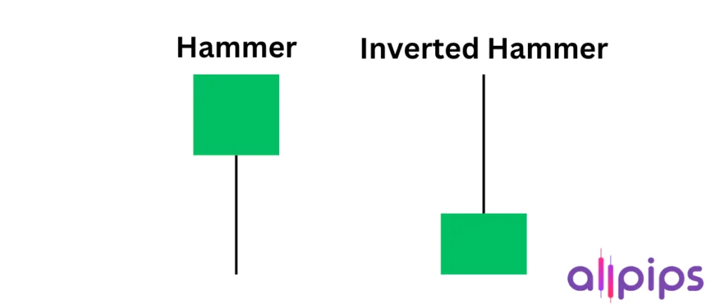 Bullish Reversal Patterns, Inverted Hammer pattern and Hammer pattern